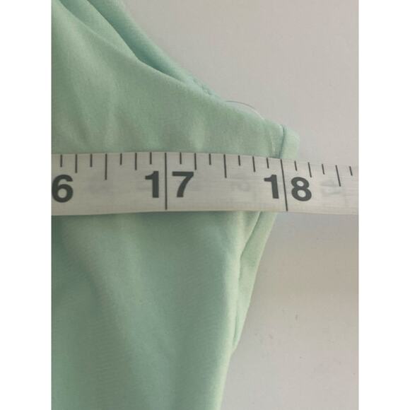 Calvin Klein Seafoam Sleeveless Pleated Neck Blouse Size Medium NWT - Picture 6 of 8